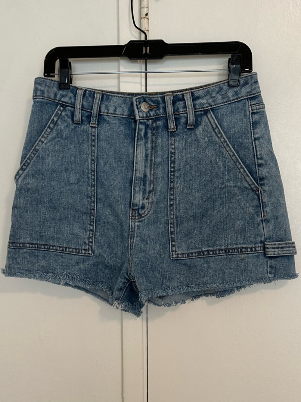 Wild Fable Denim Jean Highest Rise Shorts 10 Blue Retro